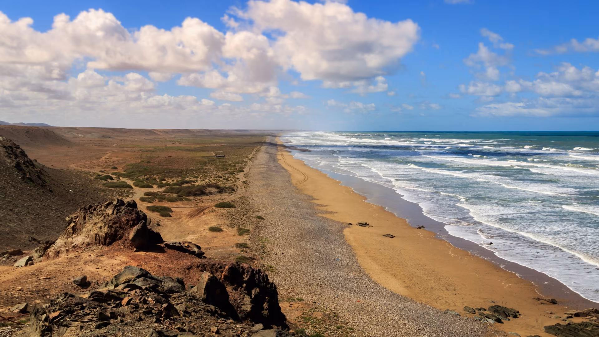 La spiaggia bianca in versione bivacco