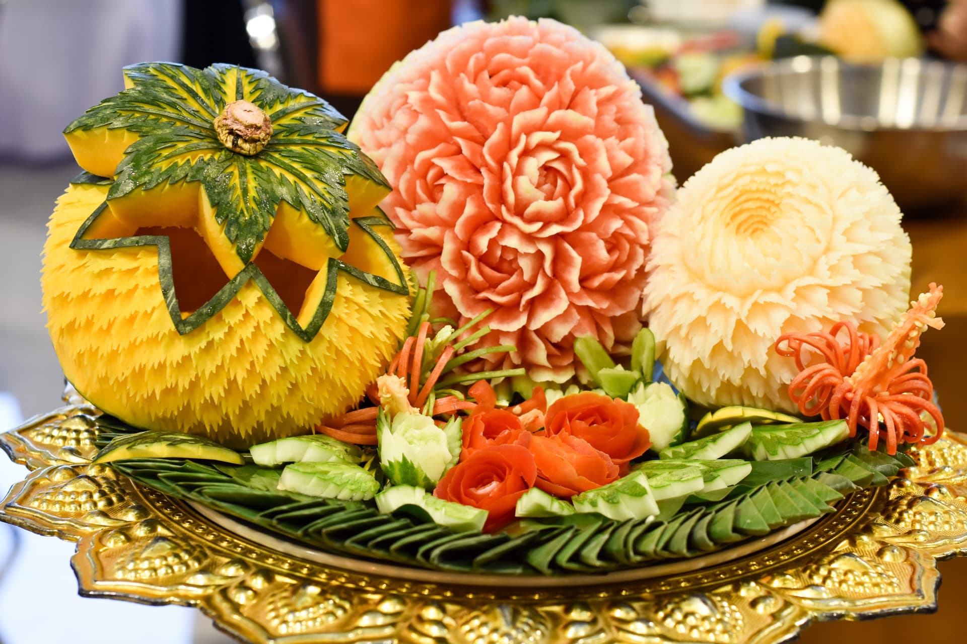 Il Kae-Sa-Luk, l'arte tradizionale di scolpire la frutta