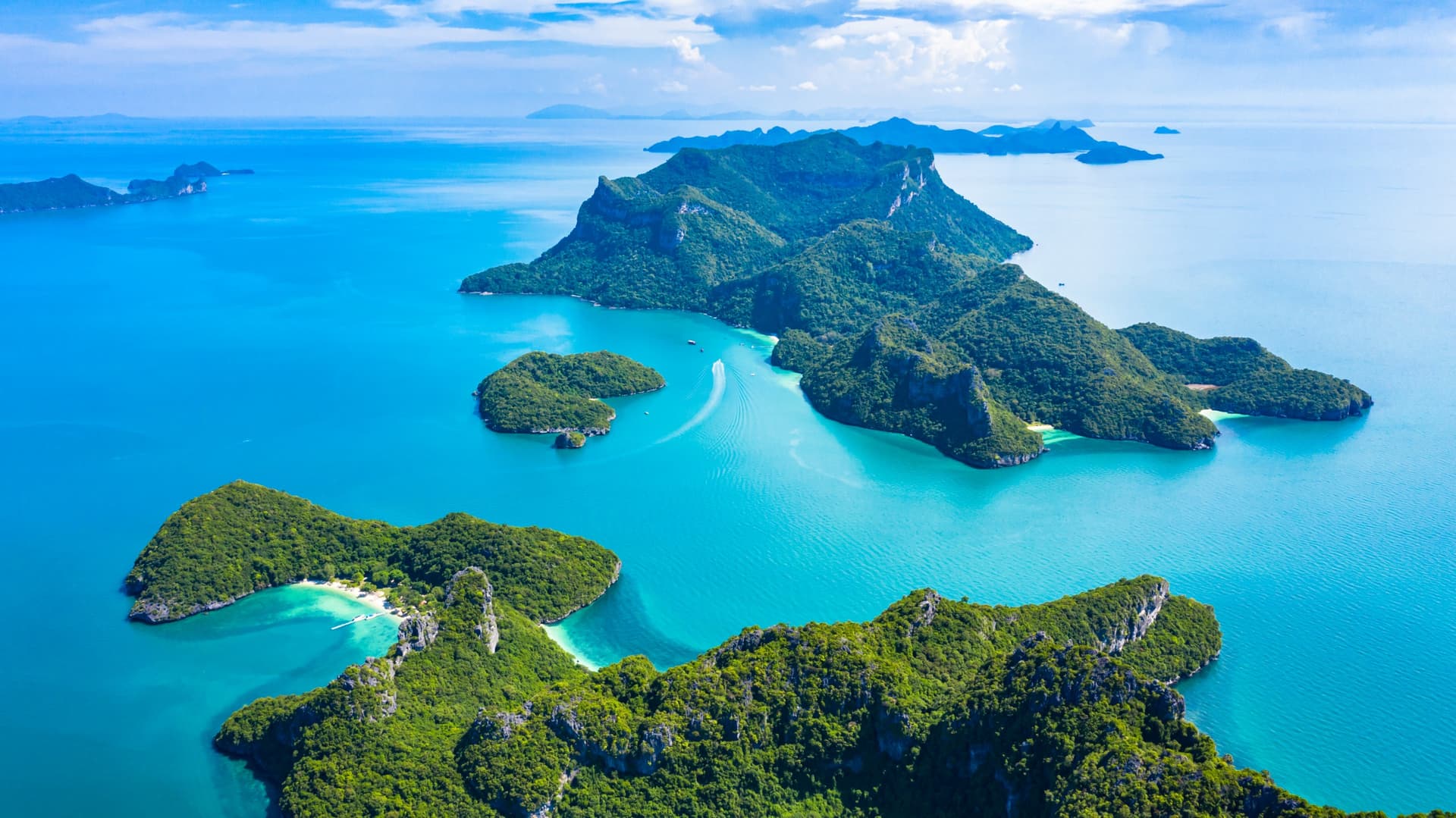 Le isole della Tailandia in estate