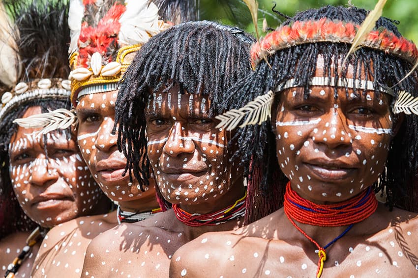 Papuasia: tribù Dani della valle di Baliem