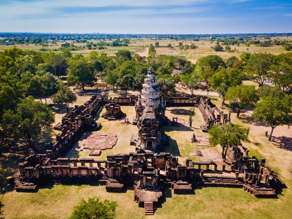 La collina di Wat Phnom