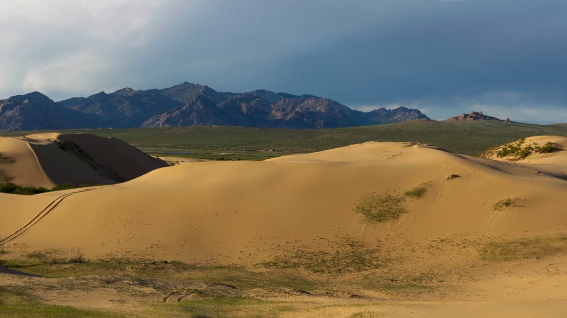 Carosello di paesaggi mongoli